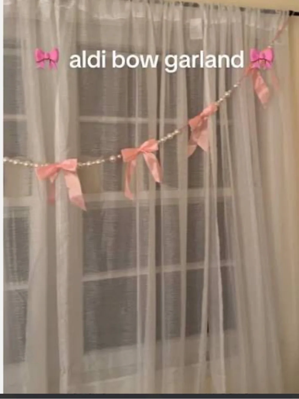 Brand new Aldi’s  Bow Garland & Valentines Vase Filler Kirkton House